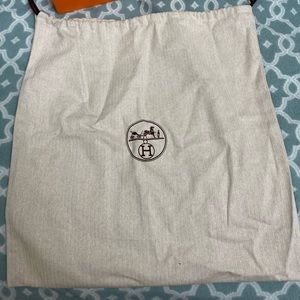 Authentic Hermes Drawstring Dust bag